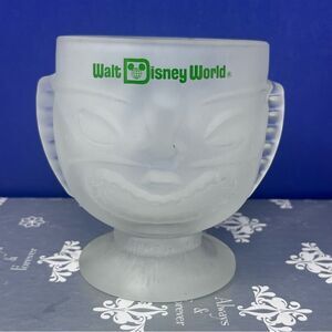 Walt Disney World Frosted Tiki Mug Polynesian Village vintage
